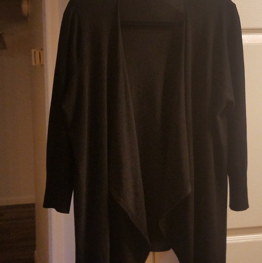 Black drape sweater